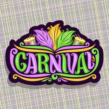 Vector logo for Carnival 스톡 일러스트