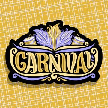Vector logo for Carnival Illustrazione stock