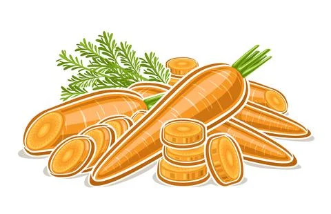 Vector logo for Carrot 스톡 일러스트