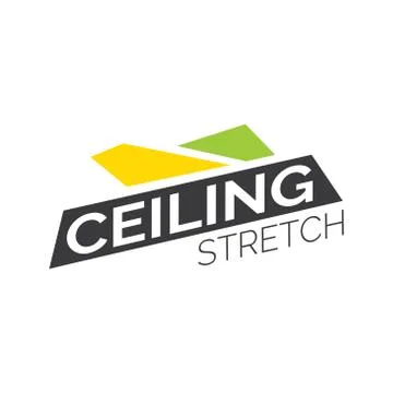 Vector logo of ceilings and stretch ceilings Stock Illustration