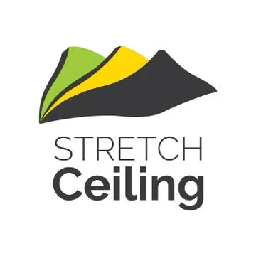 Vector logo of ceilings and stretch ceilings Stock Illustration