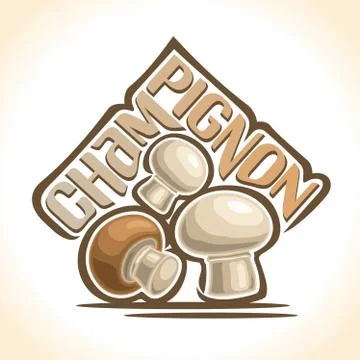 Vector logo for Champignons Stock Illustration