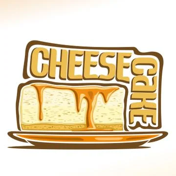 Vector logo for Cheesecake Stock Illustration