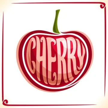 Vector logo for Cherry Stock Illustration