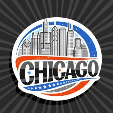 Vector logo for Chicago Stock Illustration