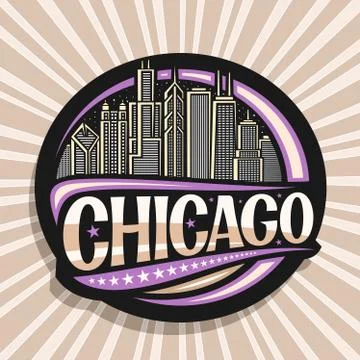 Vector logo for Chicago Stock Illustration