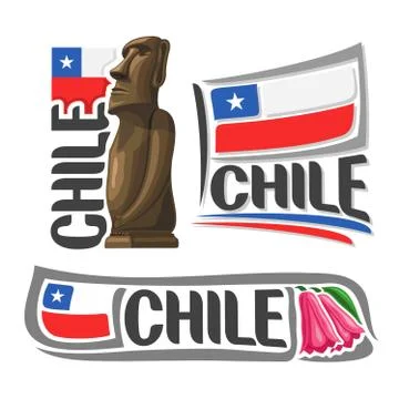 Vector logo for Chile Stock-Illustration