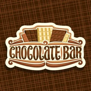 Vector logo for Chocolate Bar Illustrazione stock