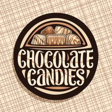 Vector logo for Chocolate Candies Stock Illustration