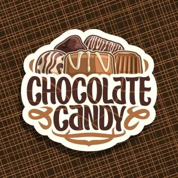 Vector logo for Chocolate Candy Stock Illustration
