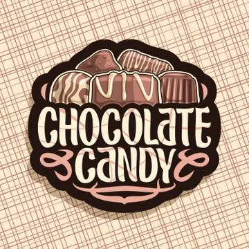 Vector logo for Chocolate Candy Illustrazione stock