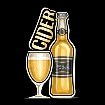 Vector logo for Cider Stock Illustration