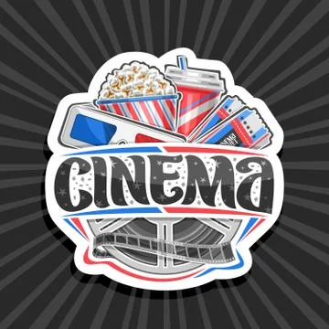 Vector logo for Cinema Stock Illustration
