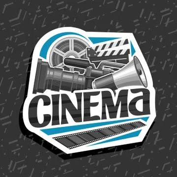 Vector logo for Cinema Stock Illustration