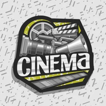 Vector logo for Cinema Stock Illustration