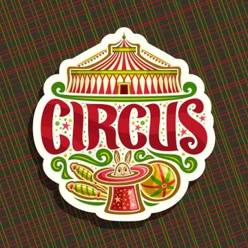 Vector logo for Circus Stock Illustration