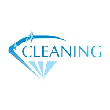 Vector logo for cleaning and sweep service Stock Illustration