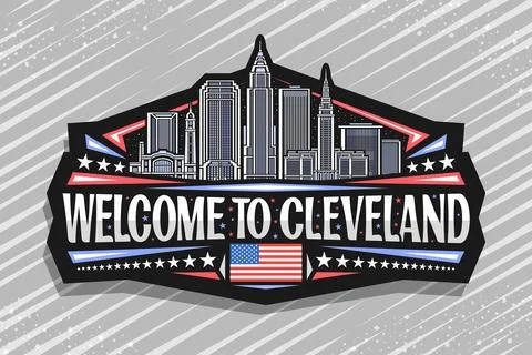 Vector logo for Cleveland Stock-Illustration