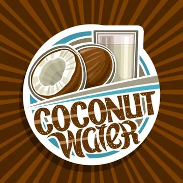 Vector logo for Coconut Water Stock Illustration