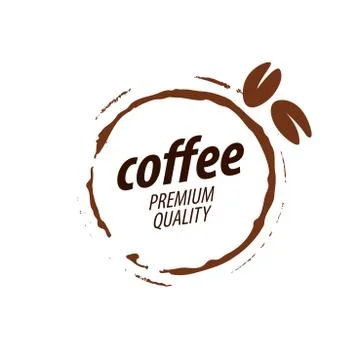 Vector logo for coffee 스톡 일러스트