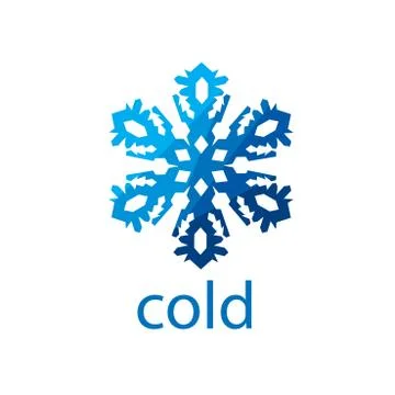 Vector logo cold Stock Illustration