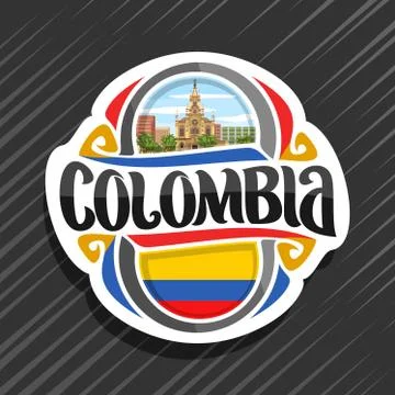 Vector logo for Colombia Stock Illustration