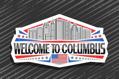 Vector logo for Columbus Stock Illustration