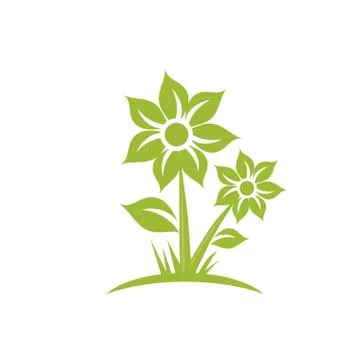 Vector logo concept illustration in flat style design Stock Illustration