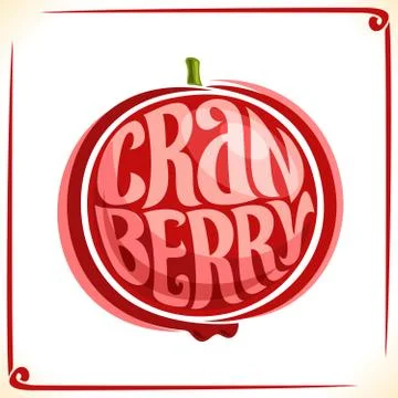 Vector logo for Cranberry Illustrazione stock