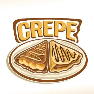 Vector logo for Crepe Illustrazione stock