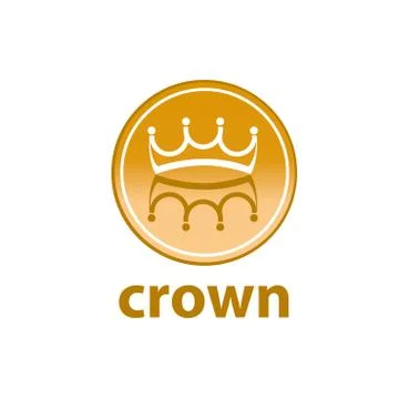 Vector logo crown Stock Illustration