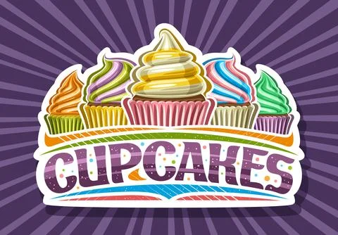 Vector logo for Cupcakes Stock Illustration