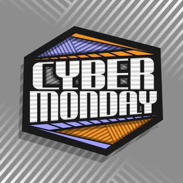 Vector logo for Cyber Monday Stock Illustration