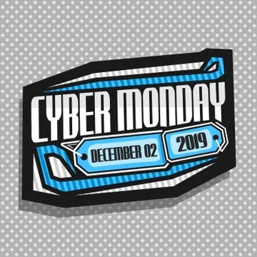 Vector logo for Cyber Monday Stock Illustration