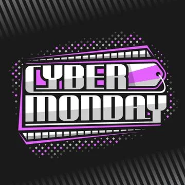 Vector logo for Cyber Monday Stock Illustration