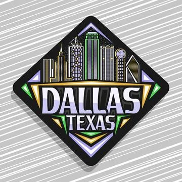 Vector logo for Dallas Stock Illustration