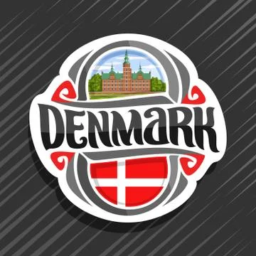 Vector logo for Denmark Stock Illustration