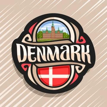 Vector logo for Denmark Stock Illustration