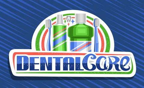 Vector logo for Dental Care Stock Illustration