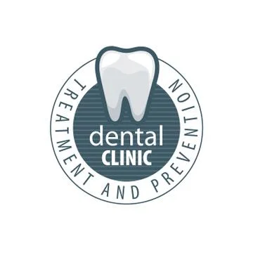 Vector logo dentistry Stockillustratie