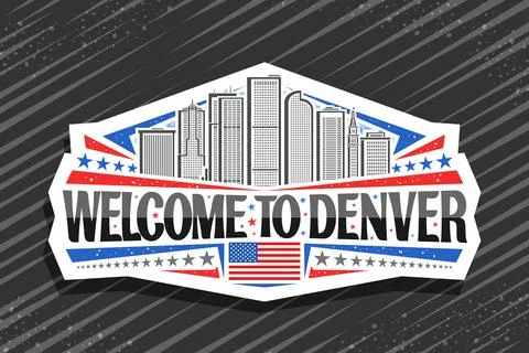 Vector logo for Denver Stock Illustration