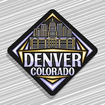 Vector logo for Denver Stock-Illustration