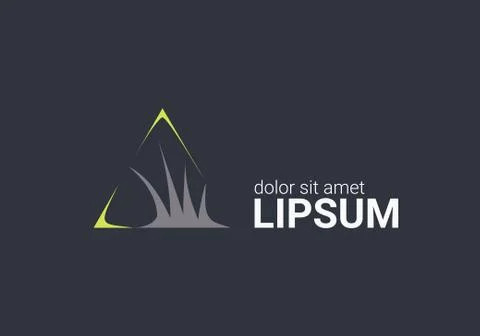 Vector Logo Design. Abstract symbol. For any company Stock Illustration