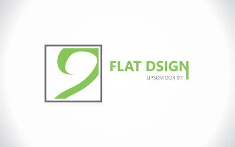 Vector Logo Design. Abstract symbol. For any company Stock Illustration