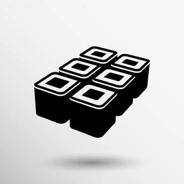 Vector logo design element Sushi restaurant japanese Stock Illustration