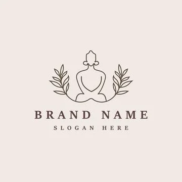 Vector logo design elements, logo design template, icons and badges for natura Stock Illustration