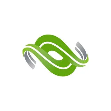 Vector logo design perfectly suitable for dynamic wave, ocean sea water wave  Stock Illustration