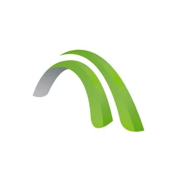 Vector logo design perfectly suitable for dynamic wave, ocean sea water wave  Stock Illustration