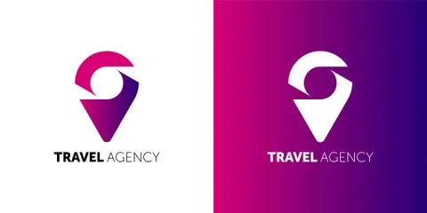 Vector logo design templates for airlines, airplane tickets, travel agencies - Stock Illustration