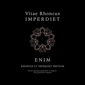 Vector logo design templates and emblems in trendy linear style Stock Illustration